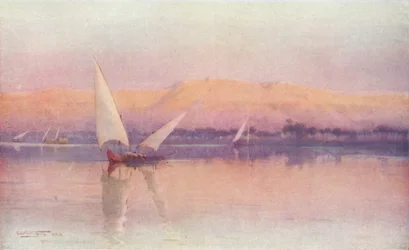 A Nile Afterglow, c1880