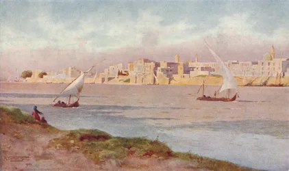 Bulak from Ghezireh, c1880, 1904