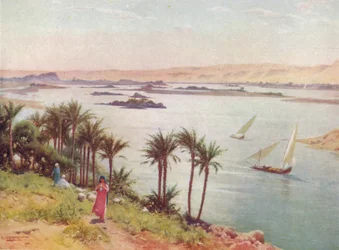 First Cataract from Elephantine Island