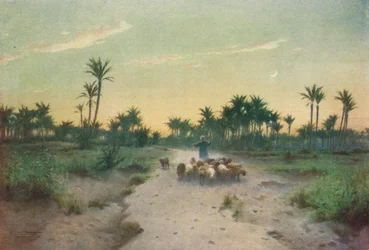 In the Land of Goshen - Evening, c1880, 1904