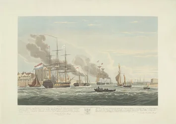 Departure of Twelve Dutch Merchant Ships from the Port of Portsmouth, 1833 (Plate 2)