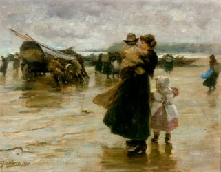 Hauling the Boats, 1890