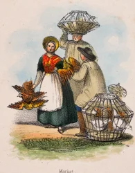 Market, c1845