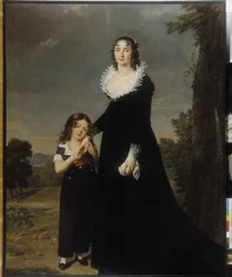 Portrait of a Mother with Her Son
