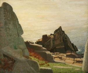 Below Carn Barges (rocks below Lamorna)
