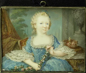 Wilhelmina Carolina (Carolina; 1743-87), Princess of Orange-Nassau, Daughter of William IV and Sister of William V, as a Child