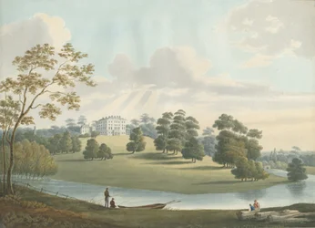 Patshull House: Water Colour Painting
