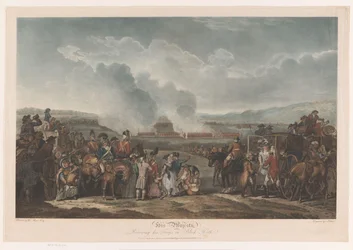 George III Reviewing His Troops at Blackheath