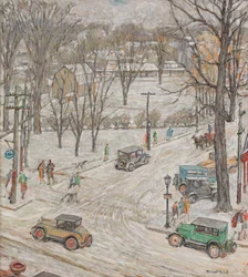 Street Scene in Winter