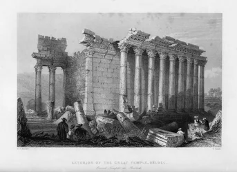 The Great Temple at Baalbec Heliopolis, Egypt