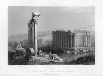 The Great Temple at Baalbec Heliopolis, Egypt