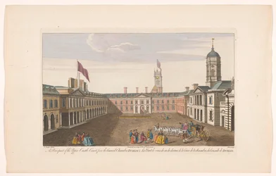 View of the Upper Castle Yard of Dublin Castle