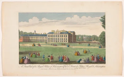 A Front View of the Royal Palace of Kensington (London)