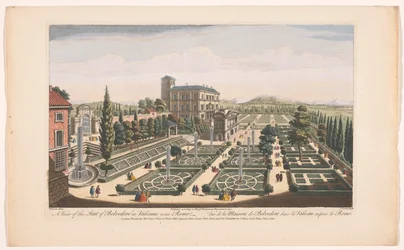 View of the Vatican Gardens in Vatican City (Rome)