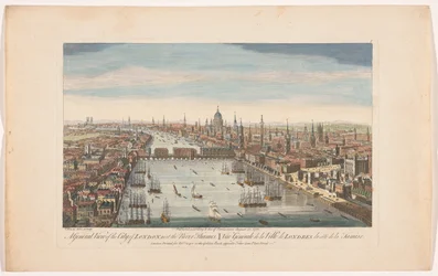 A General View of the City of London, Next the River Thames