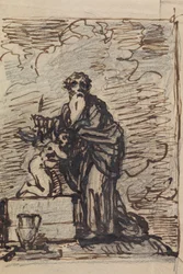 Study of Abraham Being Tested by God