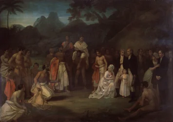 The Cession of Matavi by the High Priest of Tahiti