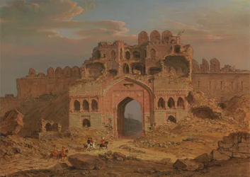 Inside the Main Entrance of the Purana Qila, Delhi