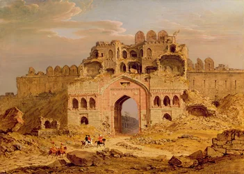 Inside the Main Entrance of the Purana Qila, Delhi