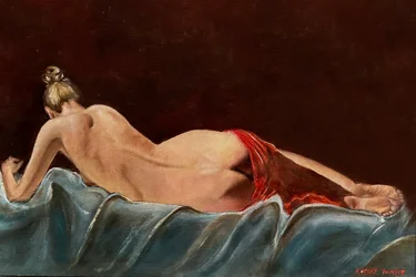 Elegant Reclining Nude