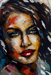 Intense Gaze Woman