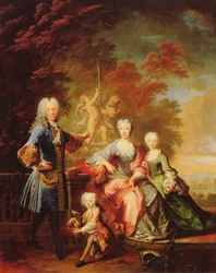 Portrait of Count Ferdinand von Plettenberg with his Family
