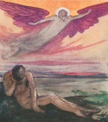 Illustration for The Dream of Gerontius by Cardinal Newman