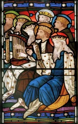 Praising Kings (detail from The Last Judgement)