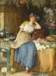The Alsatian Flower Girl