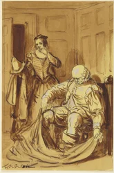 Falstaff and Mistress Ford (scene from the Merry Wives of Windsor, 4.2)