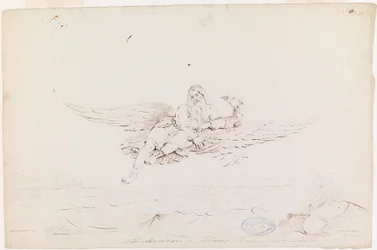 Väinämöinen Carried by an Eagle
