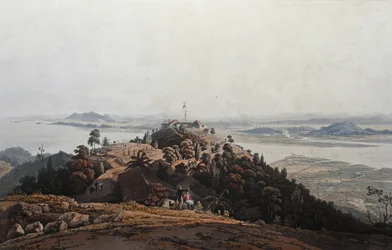 View from the Convalescent Bungalow, Prince of Wales Island, c.1820