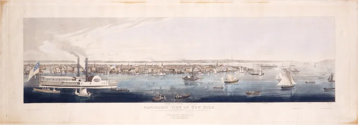 Panoramic View of New York, Taken from the North Hudson River