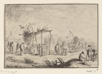 Blacksmith in a Camp (Various Encampments)