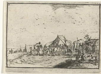Encampment (series: Landscapes with Encampments)
