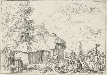 Encampment by a Village (Landscapes with Encampments)