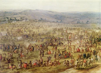 Military Encampment (detail)