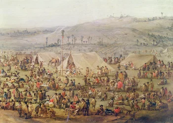 Military Encampment (detail)