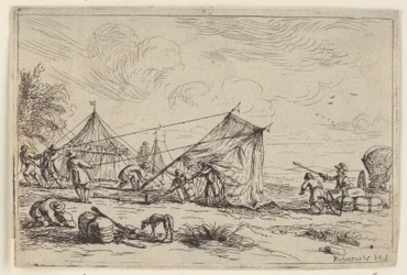 Setting Up a Tent (Various Campsites)