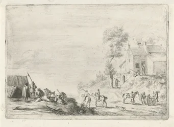 Soldiers by a Road
