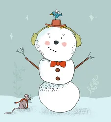 Starry Snowman