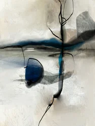 Abstract Blue Horizon
