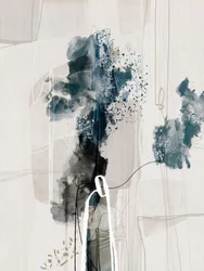 Dynamic Blue Abstract