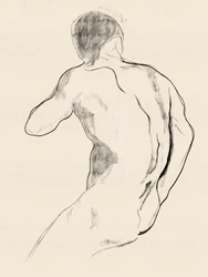 Powerful Male Figure Study
