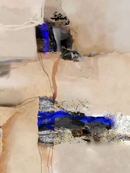 Vibrant Blue Abstract Textures