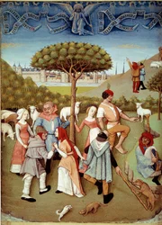 Champetre dance The announcement to the shepherds