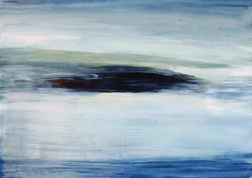 Abstract Blue Horizon