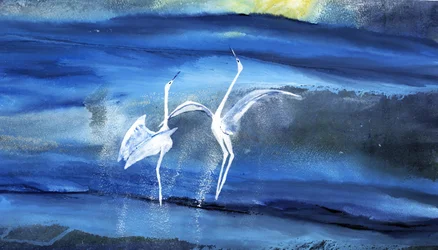 Graceful Egret Dance