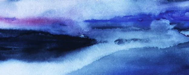 Indigo Horizon Abstract