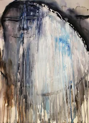 Melancholy Blue Figure